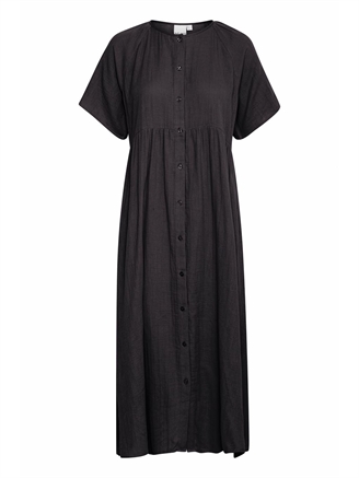 Ichi IAFoxa Midi Dress Black