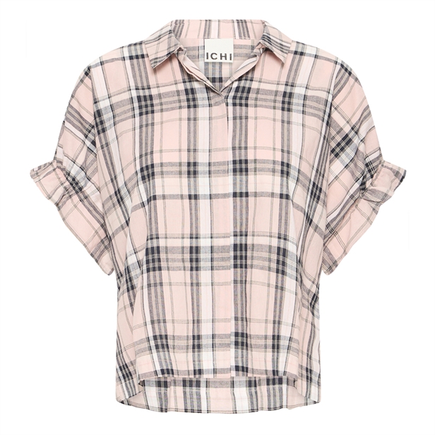 Ichi IhxSami Shirt Silver Pink w.Navy