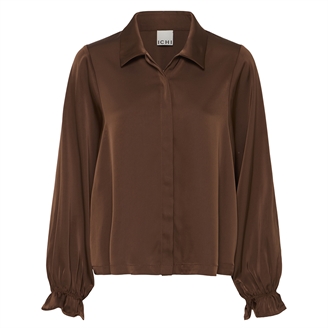 Ichi IhxSami Satin Shirt Chocolate Torte