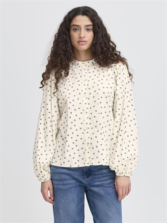 Ichi IhVinola Shirt Blue Mirage Dot