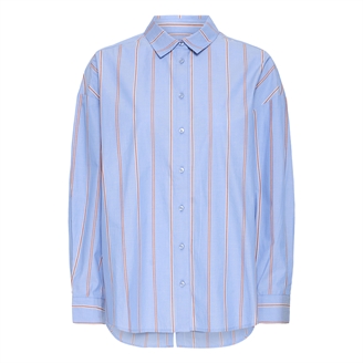 Ichi IhSadia Shirt Blue Yonder Stripe