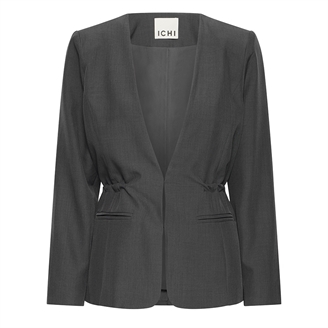 Ichi IhFava Blazer Dark Grey melange