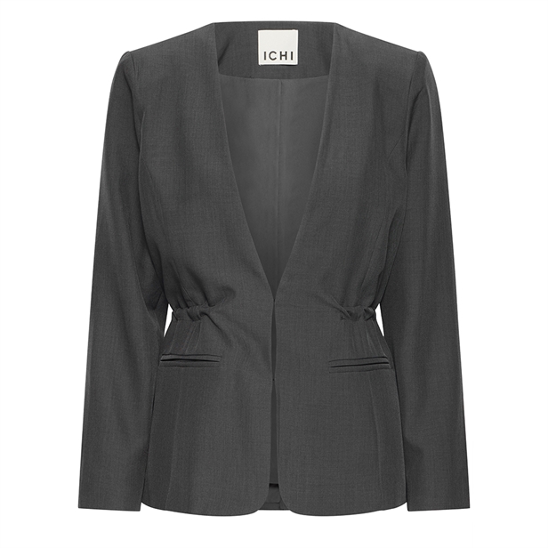 Ichi IhFava Blazer Dark Grey melange