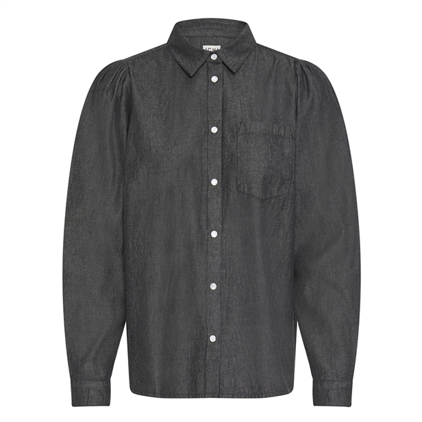 Ichi IhBorgie Shirt LS Washed black