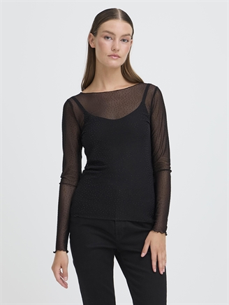 Ichi IhNoviola LS Blouse Black