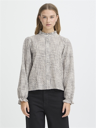 Ichi IhHesima Shirt Black Check