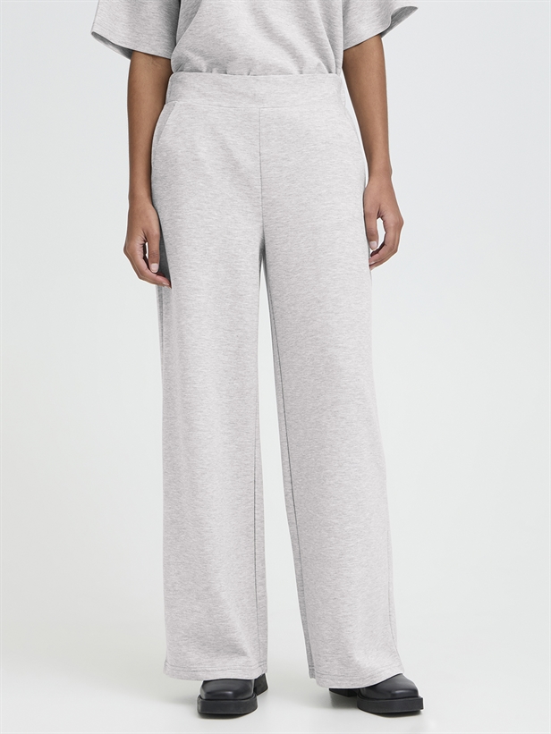 Ichi IhCozy Pants Light grey melange
