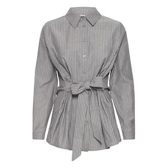 Ichi IhJanika Shirt Dark Grey Melange