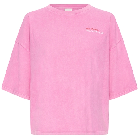 Ichi IhNica SS T-shirt Wild Orchid/Fiery Red