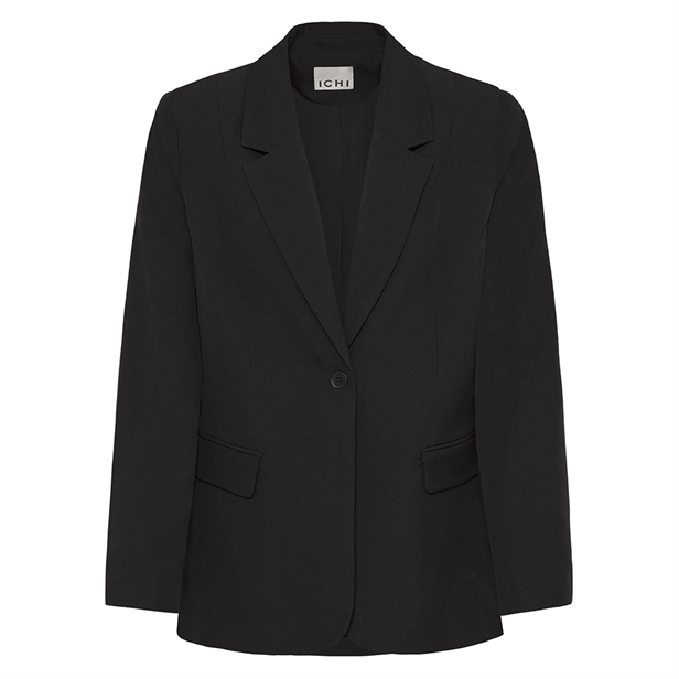 Ichi IhFava Long Blazer Black