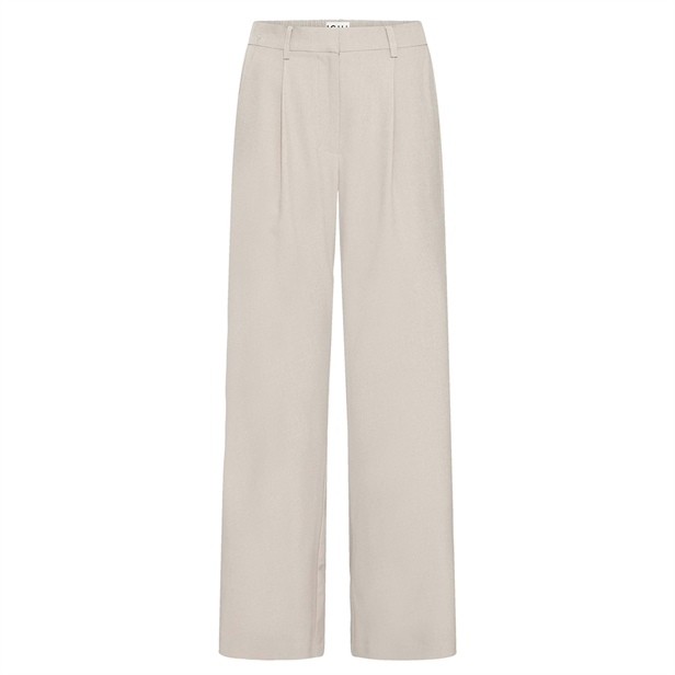 Ichi IhFava Wide Pants Dove Melange