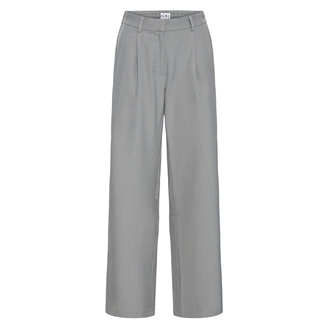 Ichi IhFava Wide Pants Grey Melange