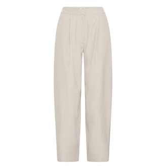 Ichi IhFava Barrel Pants Dove Melange