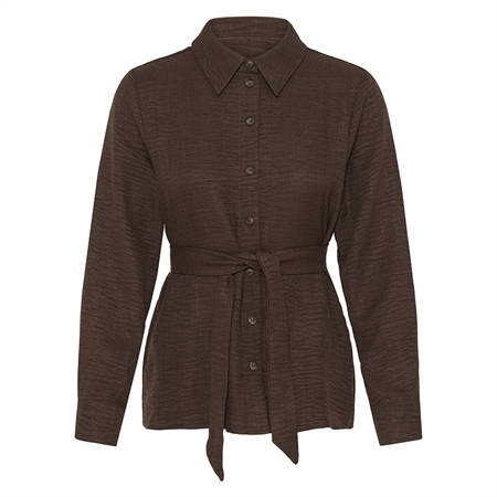 Ichi IhxKativo Bow Shirt Fudge