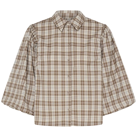 Ichi IhxBitina MS Shirt Fungi/Cloud Dancer