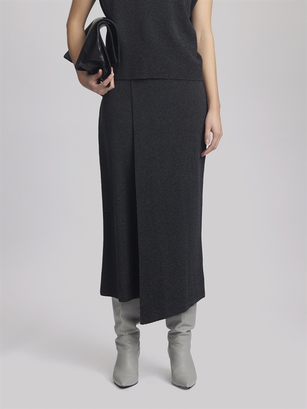 Gestuz ManziGZ skirt Deep Graphite Melange