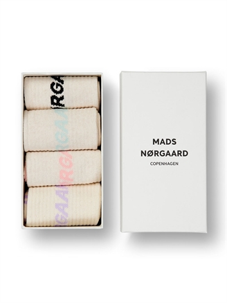 Mads Nørgaard Sock Box Logo Step Pastel Logo Step