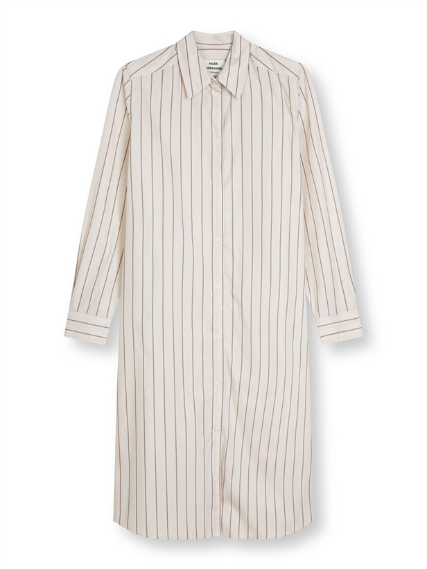 Mads Nørgaard Yarpo Crissy Dress YD Stripe/Silver Birch