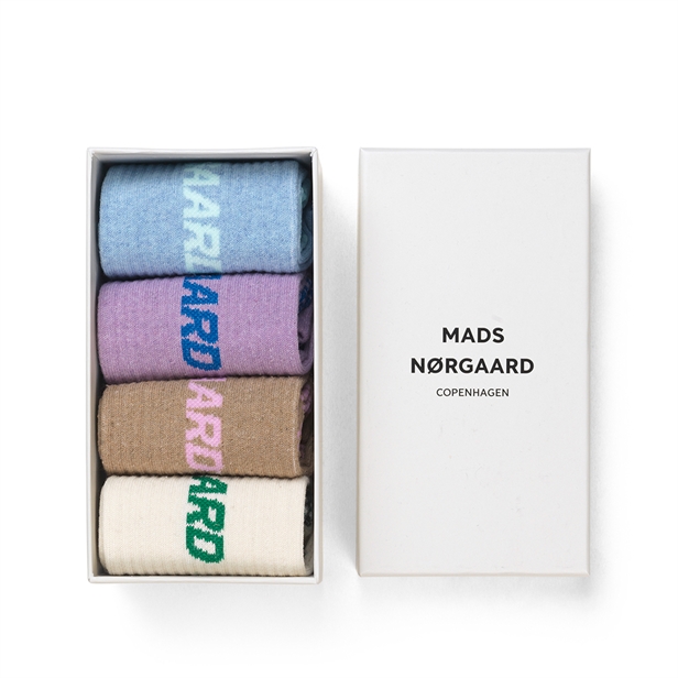 Mads Nørgaard Sock Box Logo Step Logo Step Box