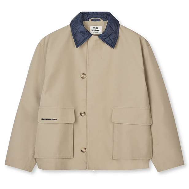 Mads Nørgaard Cotton Tech Daisy Jacket Trench Coat