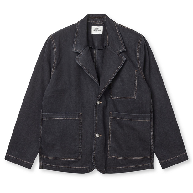 Mads Nørgaard Dyed Denim Denny Jacket Black