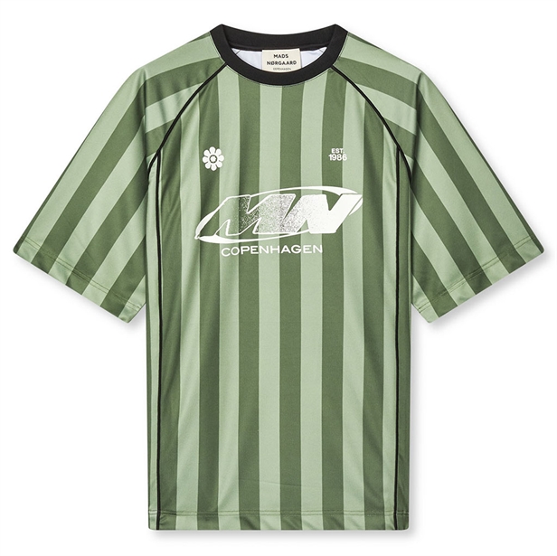 Mads Nørgaard Shiny Sport Manna Tee Four Leaf Clover/Oil Green