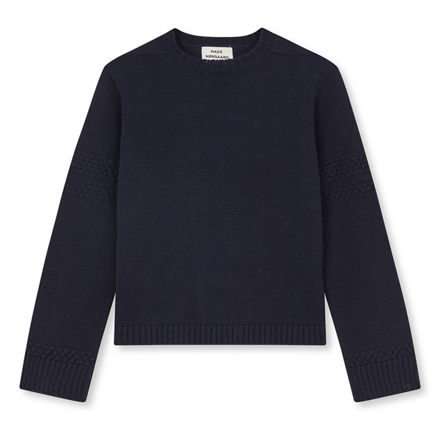 Mads Nørgaard Wool Karoline Sweater Parisian Night