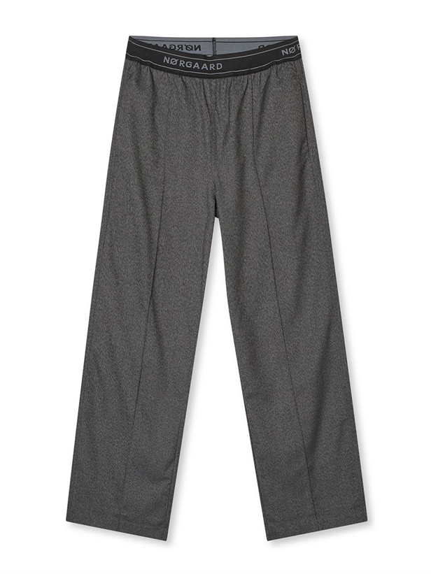 Mads Nørgaard Melange Harly Pants Dark Grey Melange