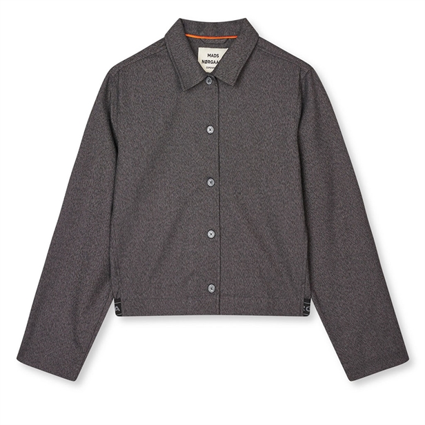 Mads Nørgaard Melange Selena Jacket Dark Grey Melange