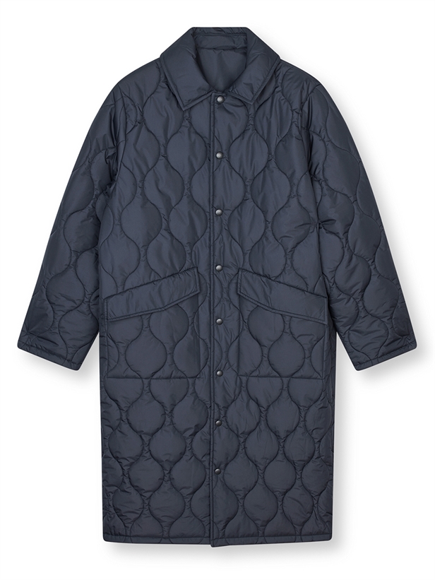 Mads Nørgaard Light Ripstop Clava Coat Parisian Night