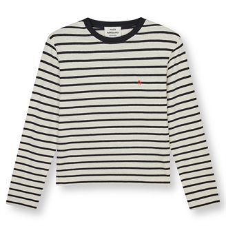 Mads Nørgaard Pablo Maggie Tee LS Vanilla Ice/Black
