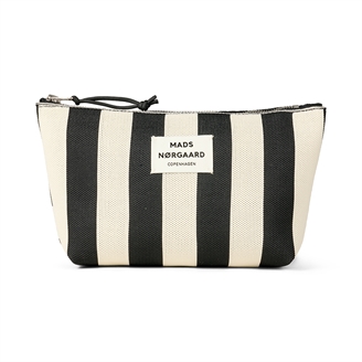 Mads Nørgaard Knit Stripe Hof Make-Up Bag Black