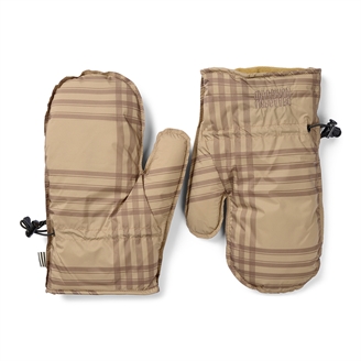 Mads Nørgaard Light Ripstop Pillow AOP Glove Cornstalk/Cocoa Brown 