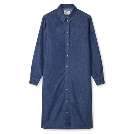 Mads Nørgaard Air Denim Crissy Dress Mid Blue Denim