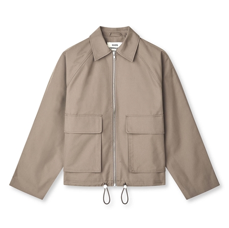 Mads Nørgaard Cotton Pol Delish Jacket Walnut