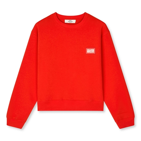 Mads Nørgaard Standard Taylor Sweatshirt Fiery Red