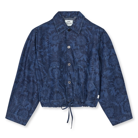 Mads Nørgaard Lazor Denim Cammie Jacket Sunflower AOP