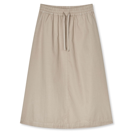 Mads Nørgaard Dyed Weave Luni Skirt Plaza Taupe