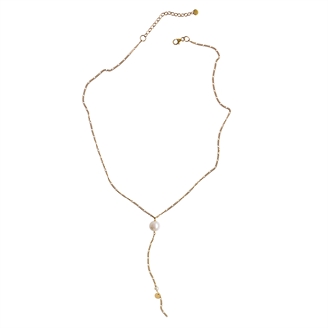 Stine A Callas Y-Shape Necklace Guld