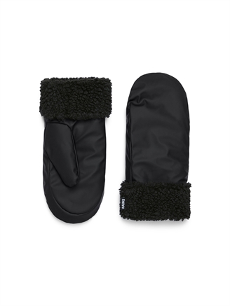 Rains Puffer Fleece Mittens 21640 Black