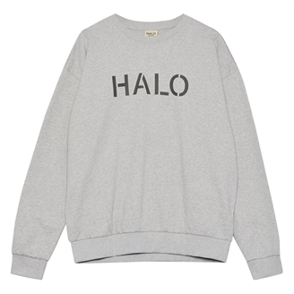 HALO Uniform Boxy Crew Light Grey Melange