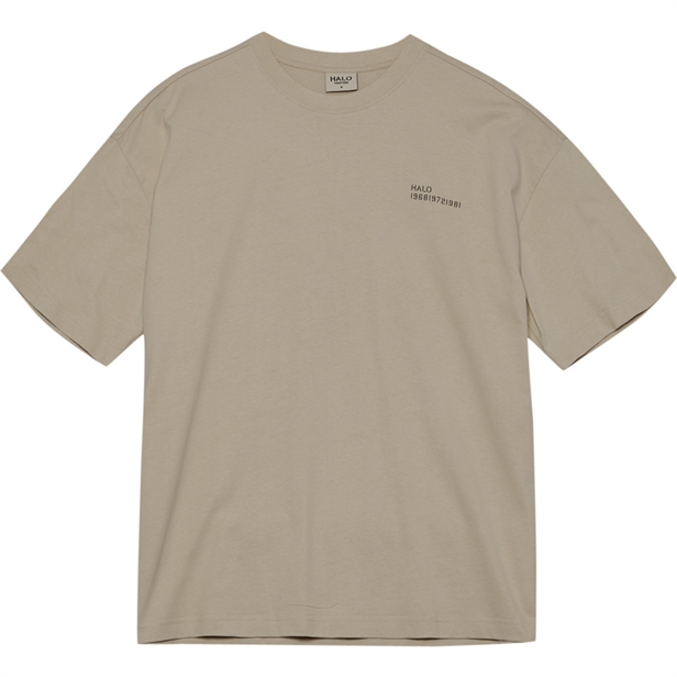 HALO Graphic Boxy T-Shirt Oyster Gray/Asphalt