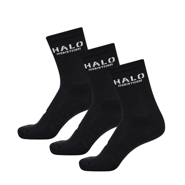 HALO Essential Cotton Socks Black