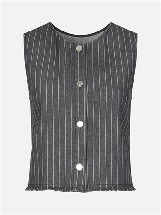 Baum und Pferdgarten Madine Top Black Pinstripe Denim