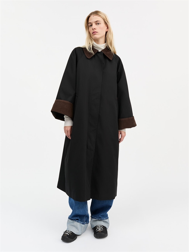 Skall Studio Gaby coat Black/Brown