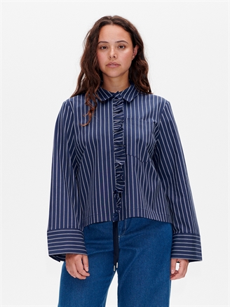 Baum und Pferdgarten Milu Skjorte Navy Blazer Stripe