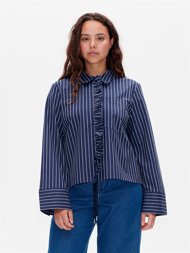 Baum und Pferdgarten Milu Skjorte Navy Blazer Stripe