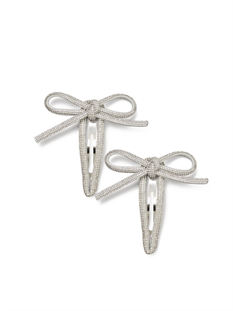 Becksöndergaard Glim Bow Hair Clip Silver