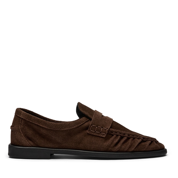 Pavement Elmira Suede Loafers Brown