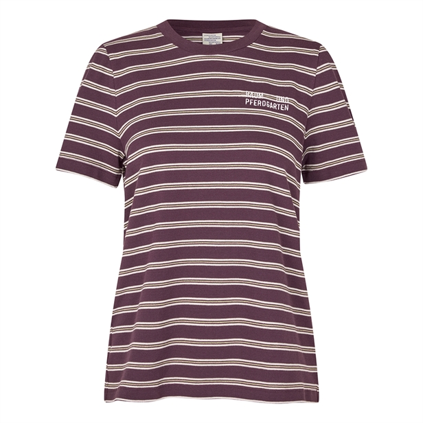 Baum und Pferdgarten Jawo T-shirt Plum Polo Stripe